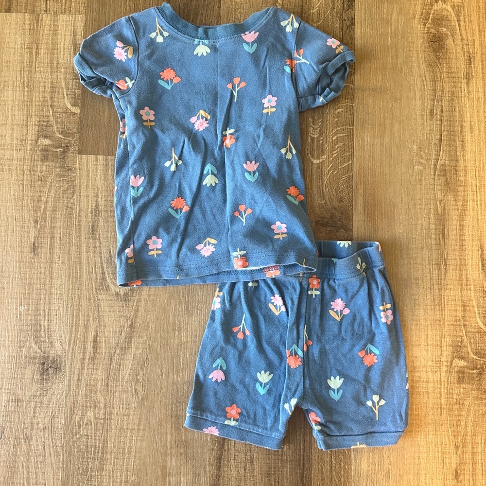 Old Navy Flower Pajama Shorts Set‎ - Size 4T
